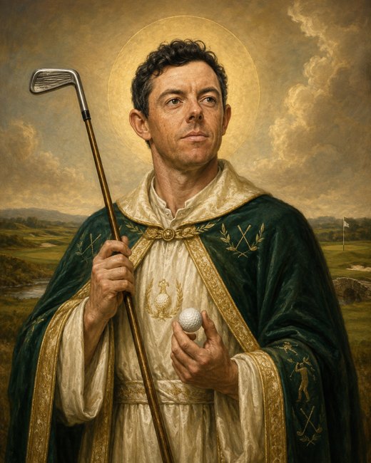 Devotional portrait of Saint Rorius